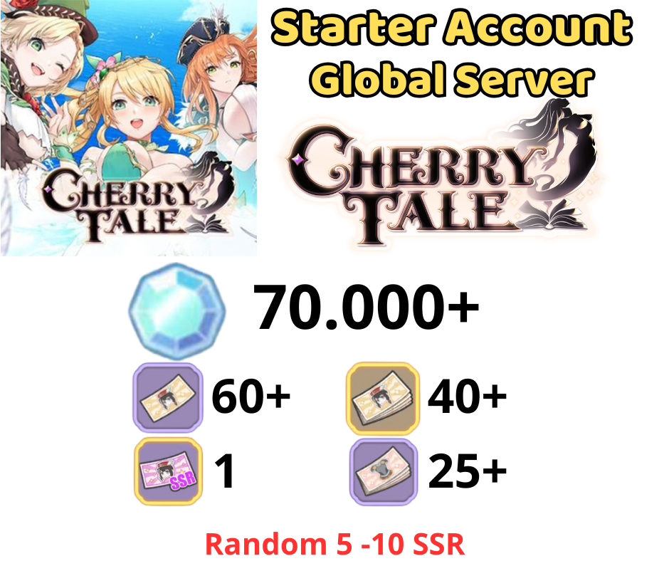 [GLOBAL] 70000 + Diamonds Cherry Tale Starter Account